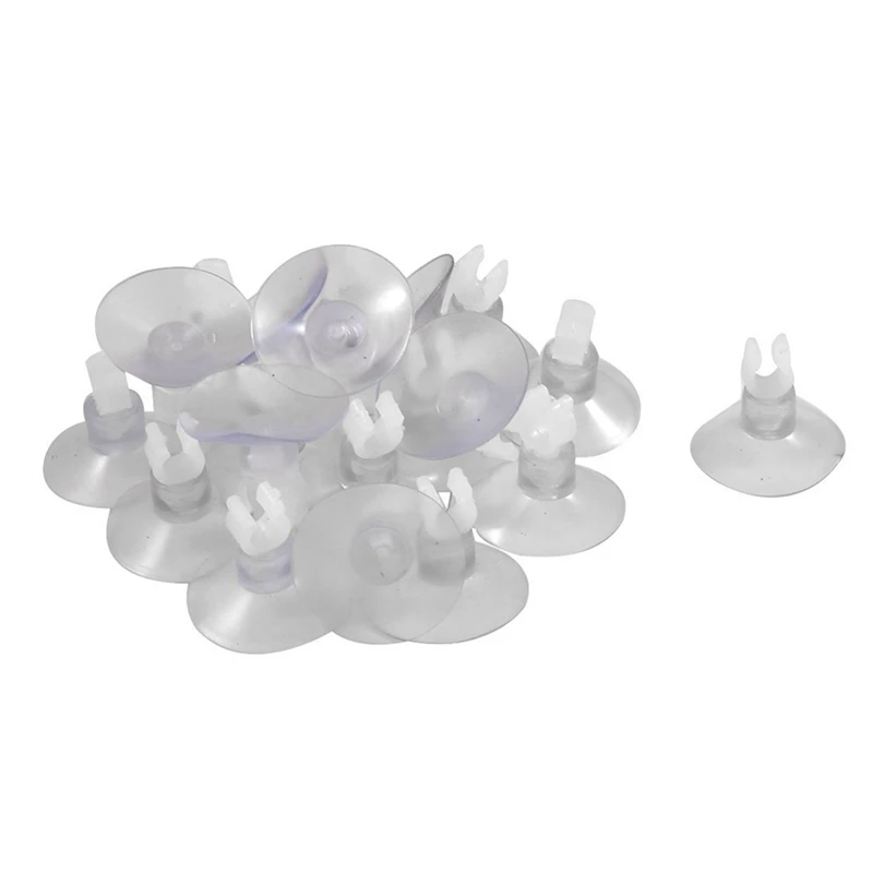 

100Pcs Aquarium Clear Suction Cup Airline Tube Holders Clips Clamps