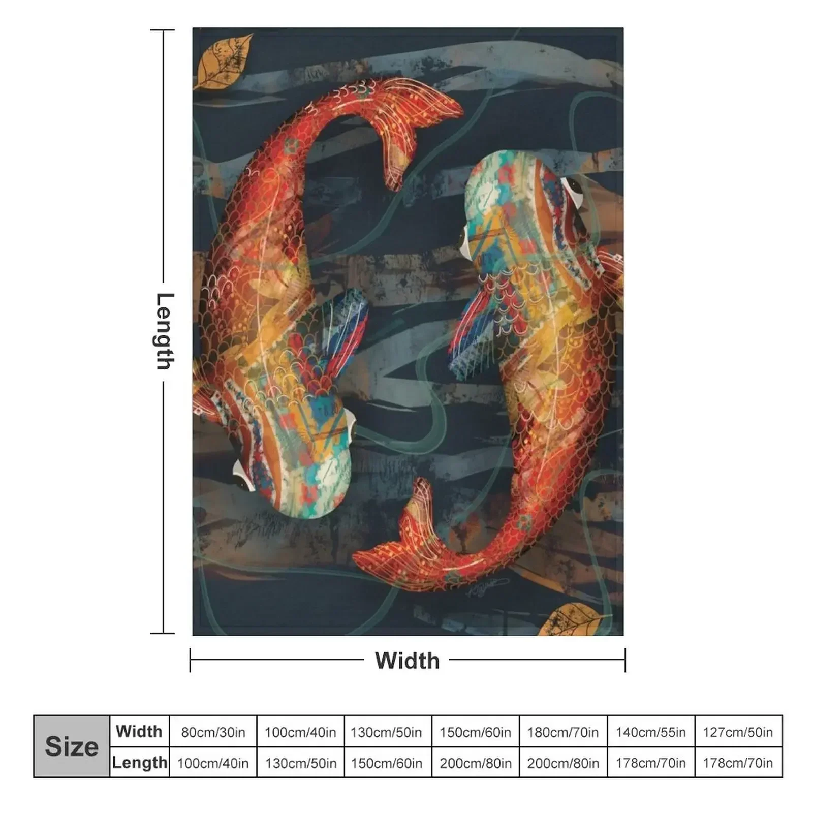 Одеяло Golden Koi винтажные меховые одеяла