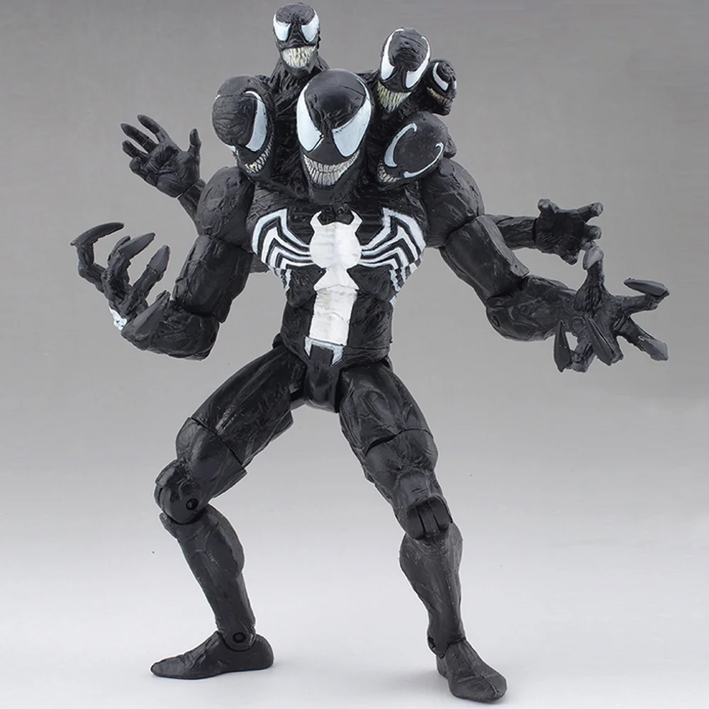 Фигурка супергероя из серии Легенды Marvel 8 головок Веном черный человек-паук