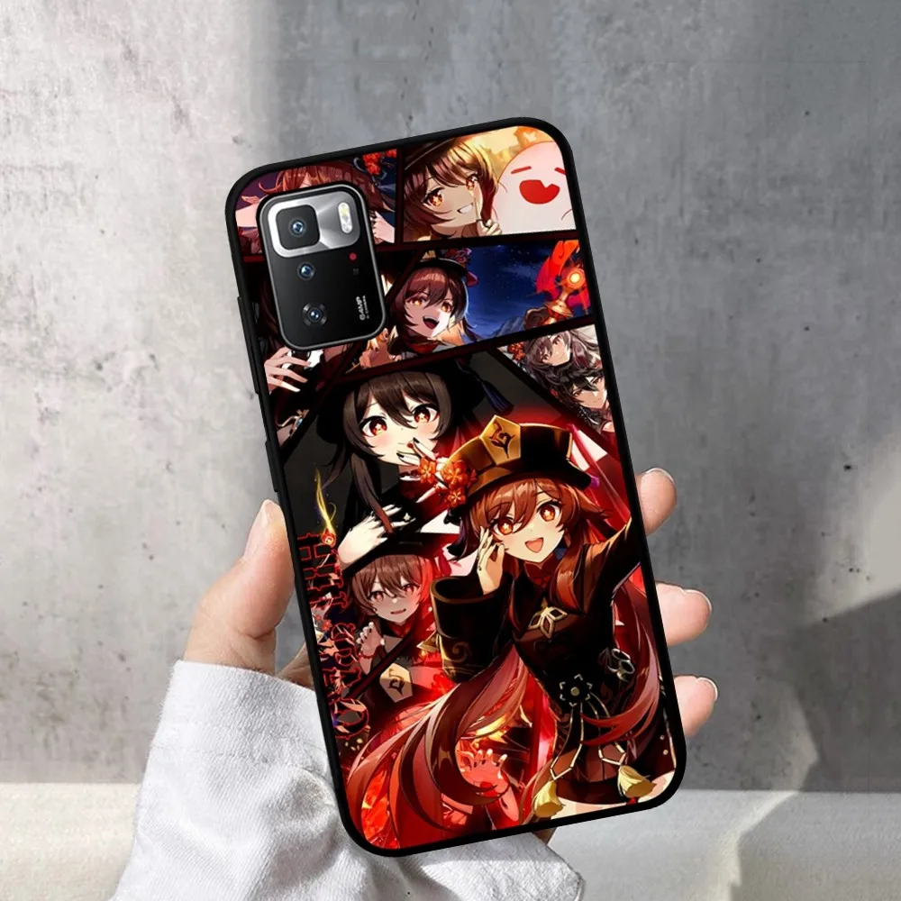 Чехол для телефона Genshin Impact Hu Tao Redmi Note 4X5 A 6 7 8 T 9 9S 10 11 11S 11Epro Poco M3 Pro