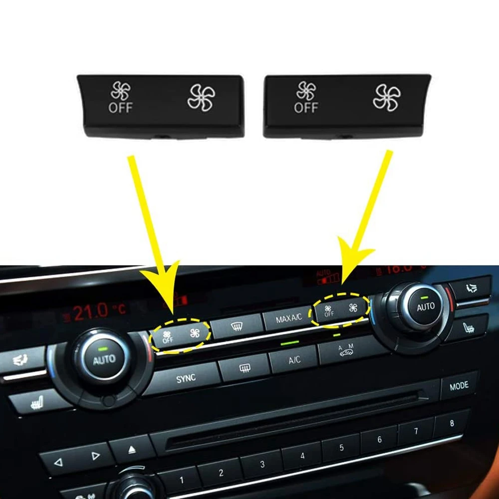 Кнопка скорости вентилятора панели управления для-Bmw A/C для F01 F04 F06 F07 F10 F13 X5 F15/M F85 X6