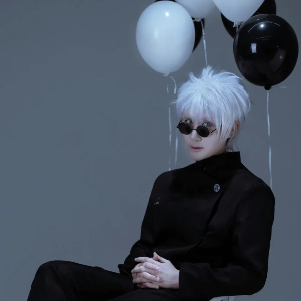 Аниме персонажи годжо Сатору Косплей Rekwisieten Compact Bril Steampunk Ронда моноур бриллен