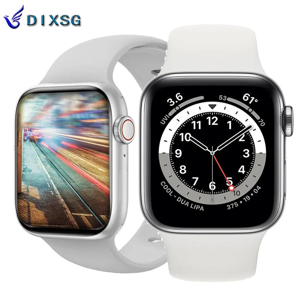 

DIXSG Smartwatch 2021 New Bluetooth Call Heart Rate Sleep Monitoring Calculator Men Women Custom Dial Connect Ios Android