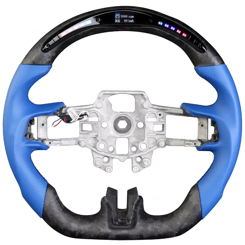 Оригинальное Кованое рулевое колесо из углеродного волокна для Ford Mustang 2015-2017