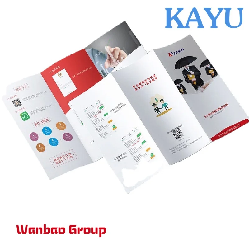

Custom Custom High Quality Multiple Sizes Advertising Promotional Color Folded Flyer Brochure Leaflet Printing