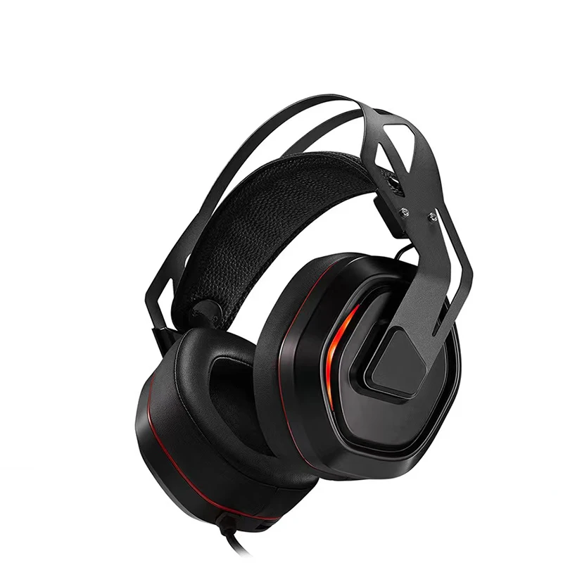 

S18U Head-mounted 7.1 Voice-activated Computer Headset CF Eating Chicken Game Electric Competition Bass Big Headset