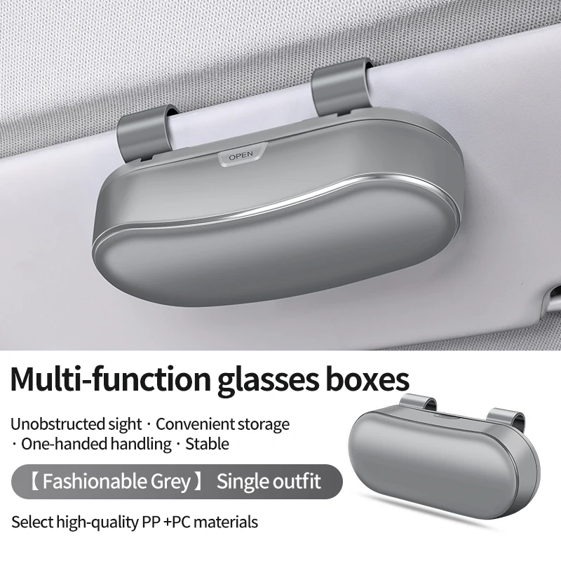 

Многофункциональный Автомобильный Солнцезащитный Козырек-органайзер: Портативный Держатель Для Очков