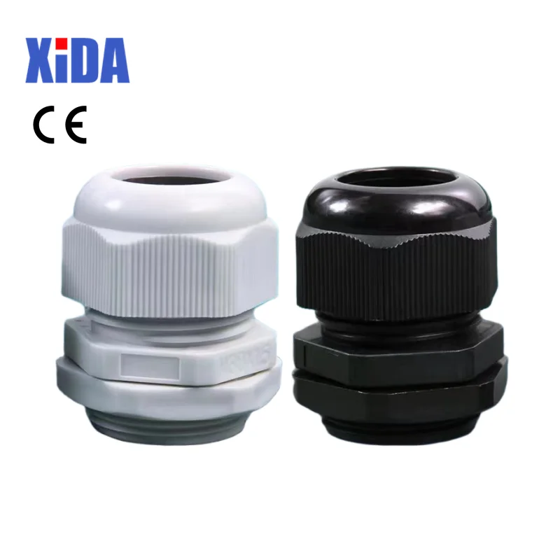 

Waterproof Cable Gland Cable Entry IP68 PG7 For 3-6.5mm PG9 PG11 PG13.5 PG16 PG19 PG21 White Black Nylon Plastic Connector