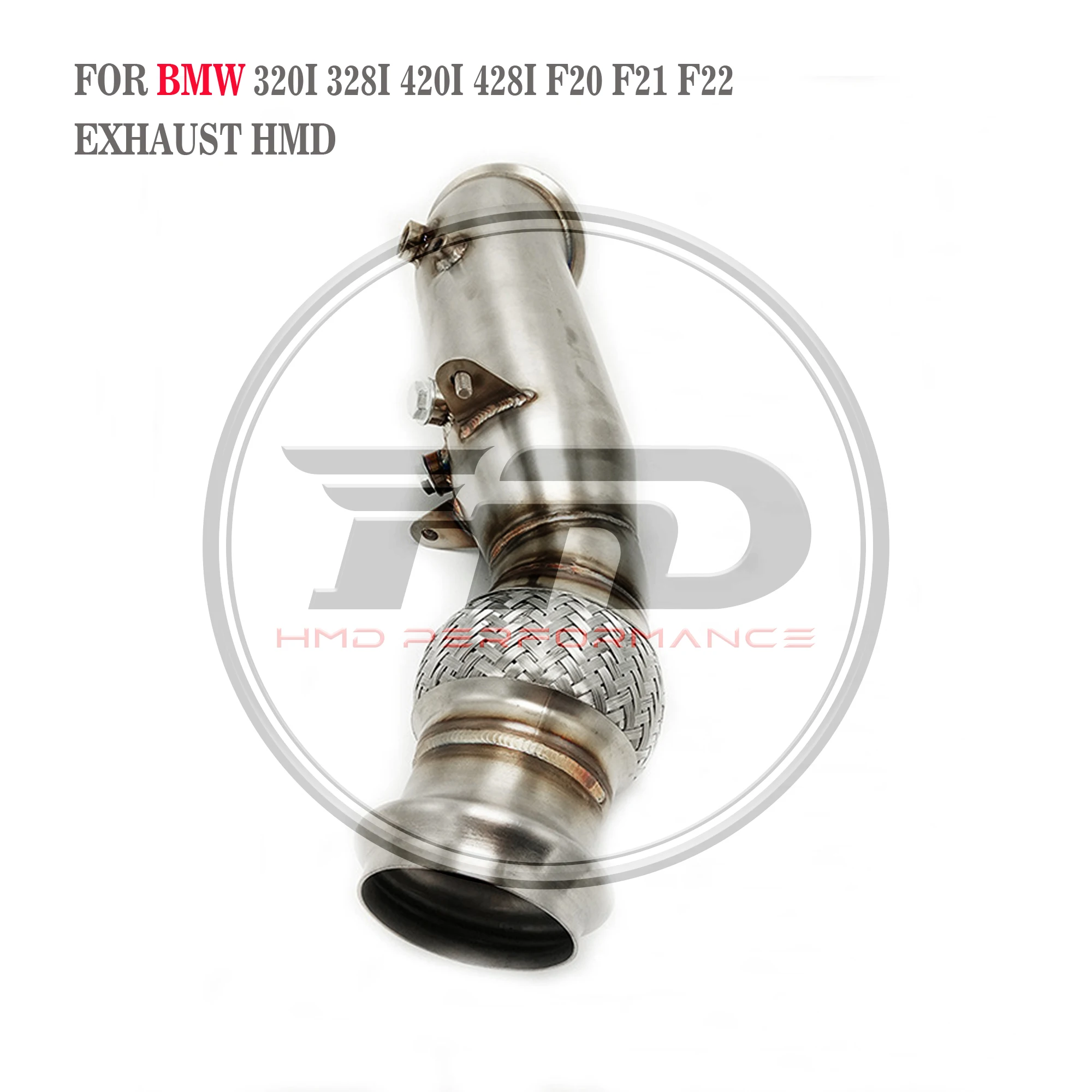 

HMD Stainless Steel Exhaust System Downpipe For BMW 320i 328i 420i 428i F20 F21 F22 High Flow Performance Tuning