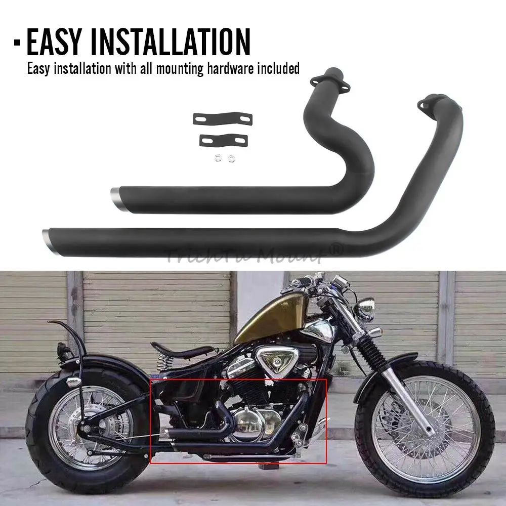 Аксессуары для мотоциклов выхлопная труба с глушителем съемный глушитель Honda Shadow
