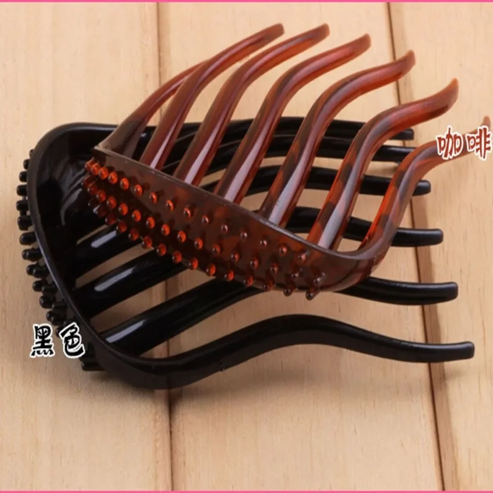 Пушистая Пластиковая Палочка для пучка женский зажим укладки волос держатель