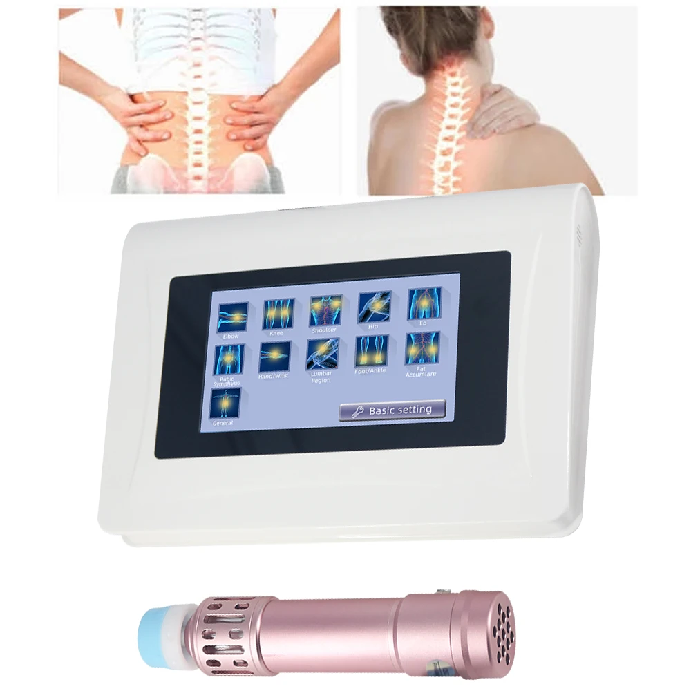 Portable 2in1 Shockwave Therapy Machine Chiropractic Massage Tools Body Relaxation ED Treatment Pain Relief Health Care Devices |