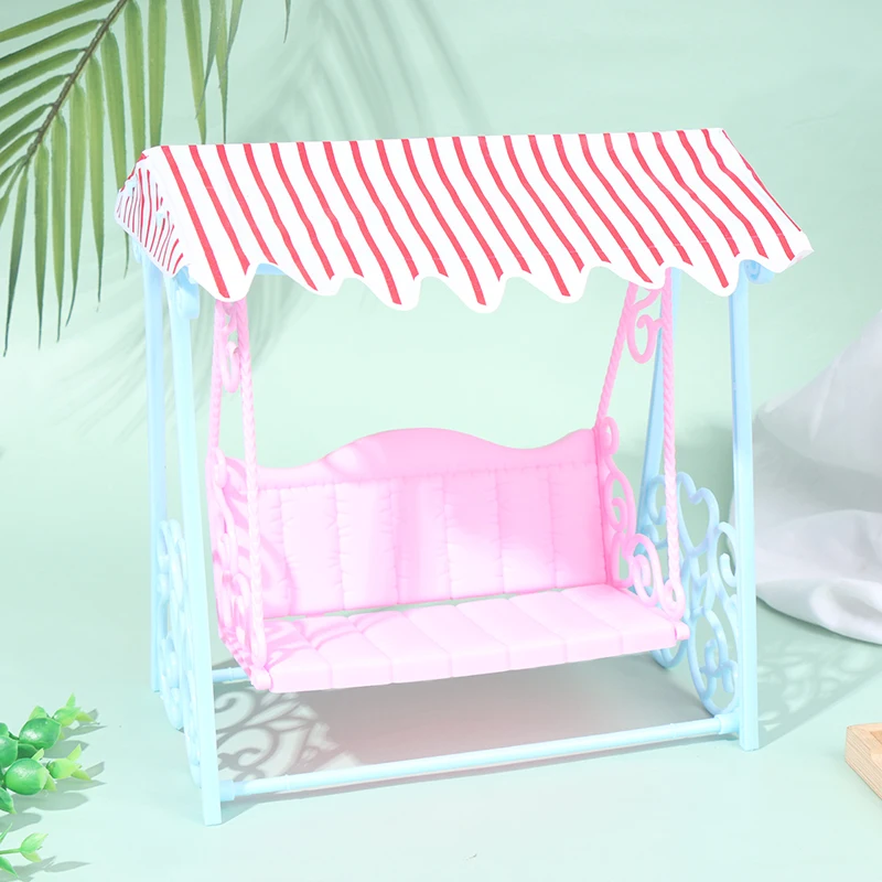 

1pcs Dollhouse Decor Miniature Swing Model Kids Pretend Play Toys For Doll Accessories Swing New Arrival