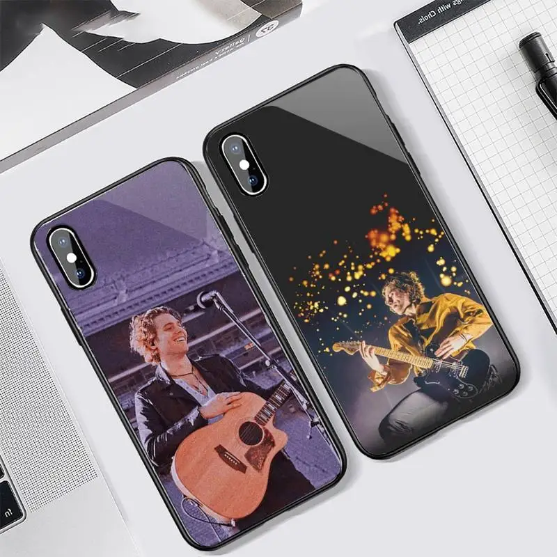 

Luke Hemmings Australian singer Phone Case Tempered glass For iphone 11 12 13 PRO MAX mini 6 7 8 plus X XS XR