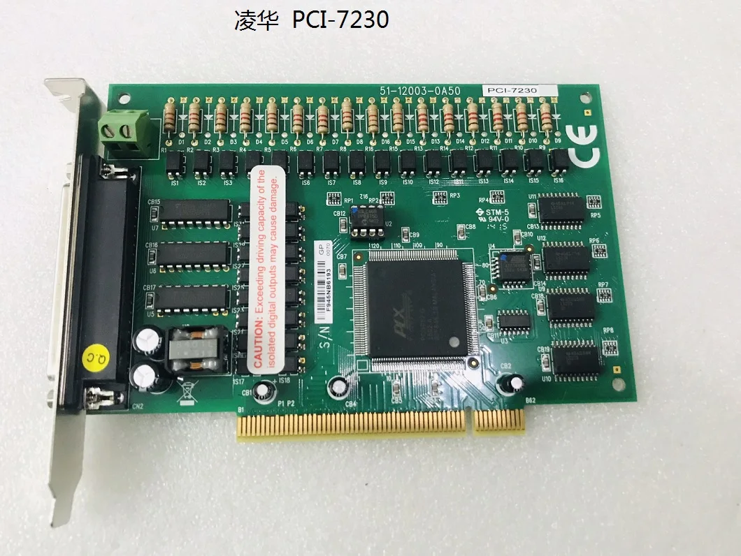 100% Test Working  PCI-7230 Data Card Original 32 Channel Isolation