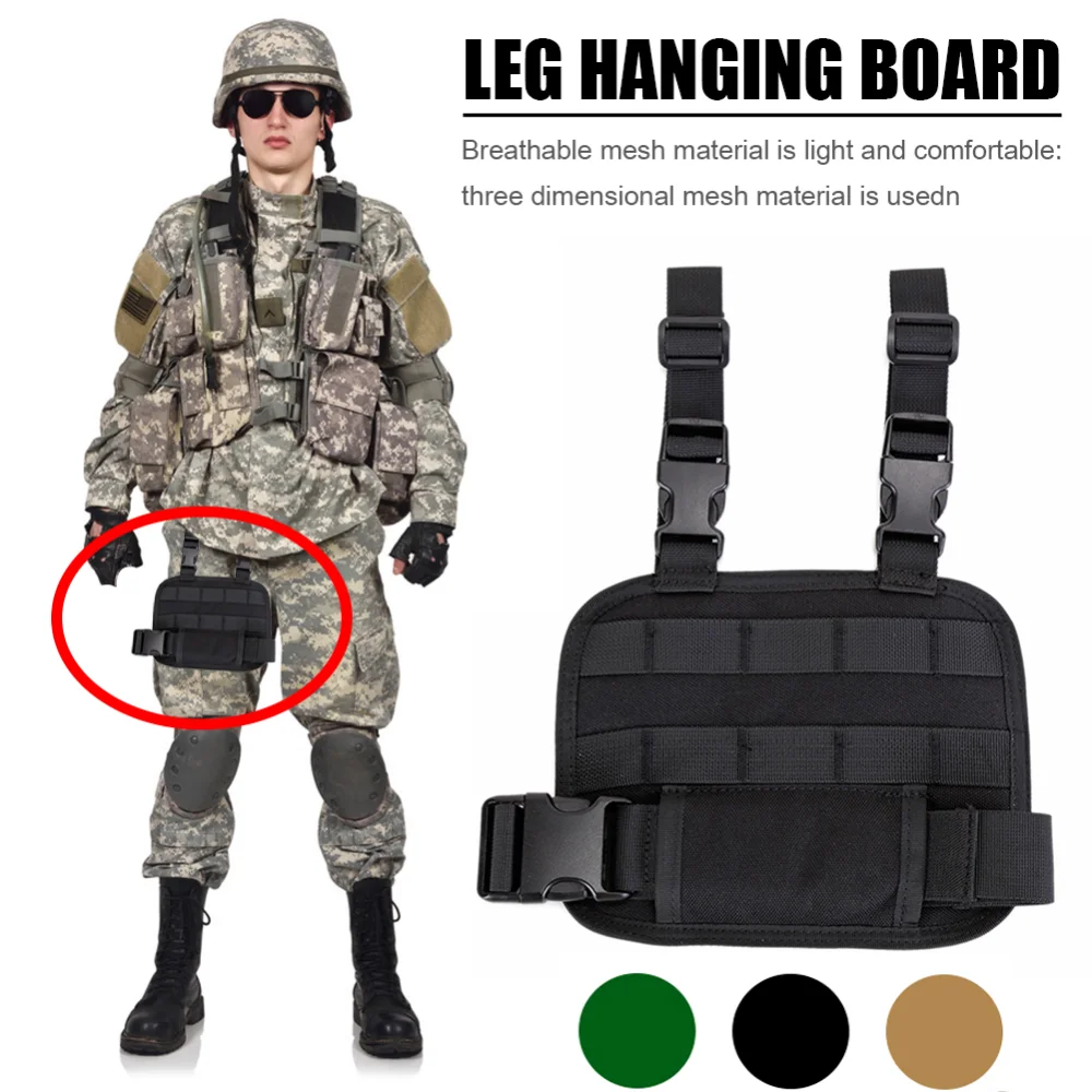 

Panel Tactical Pistol Pouch Holster Leg Tactical Holster Thigh Drop Rig Pouch Magazine Platform Leg Gun Gun Hunting Accessories