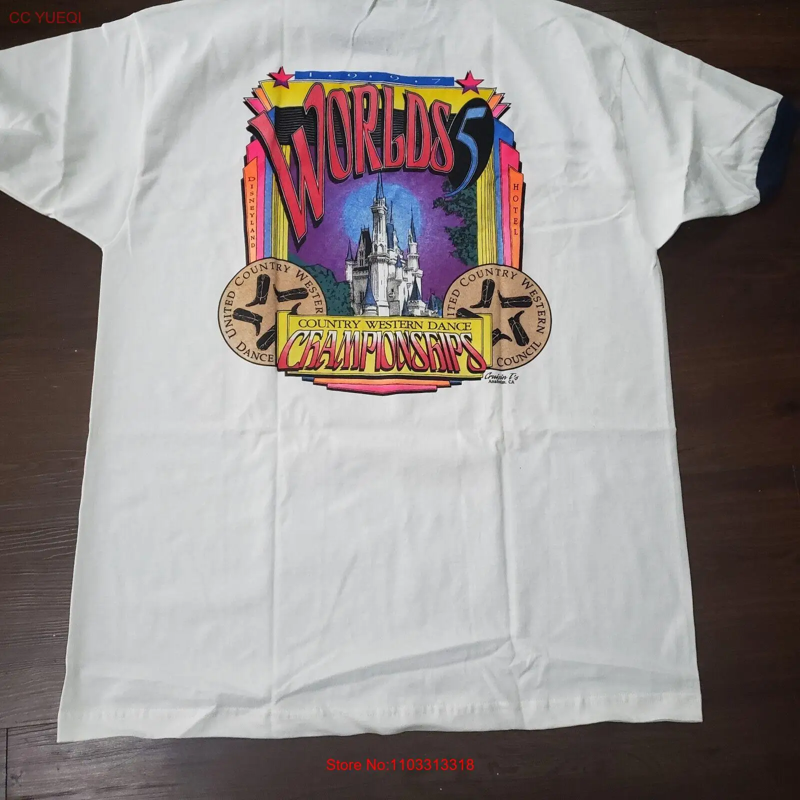 Футболка мужская графическая с рисунком на чемпионатах по Западной танцу размер