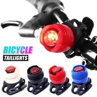 new bicycle light waterproof rear tail light led rechargeable mountain bike cycling taillamp flashlight safety warning light