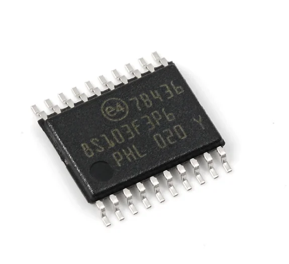 Микроконтроллер 8-битный STM8S103F3P6 TSSOP20, микроконтроллер с чипами STM8S103, новые и оригинальные