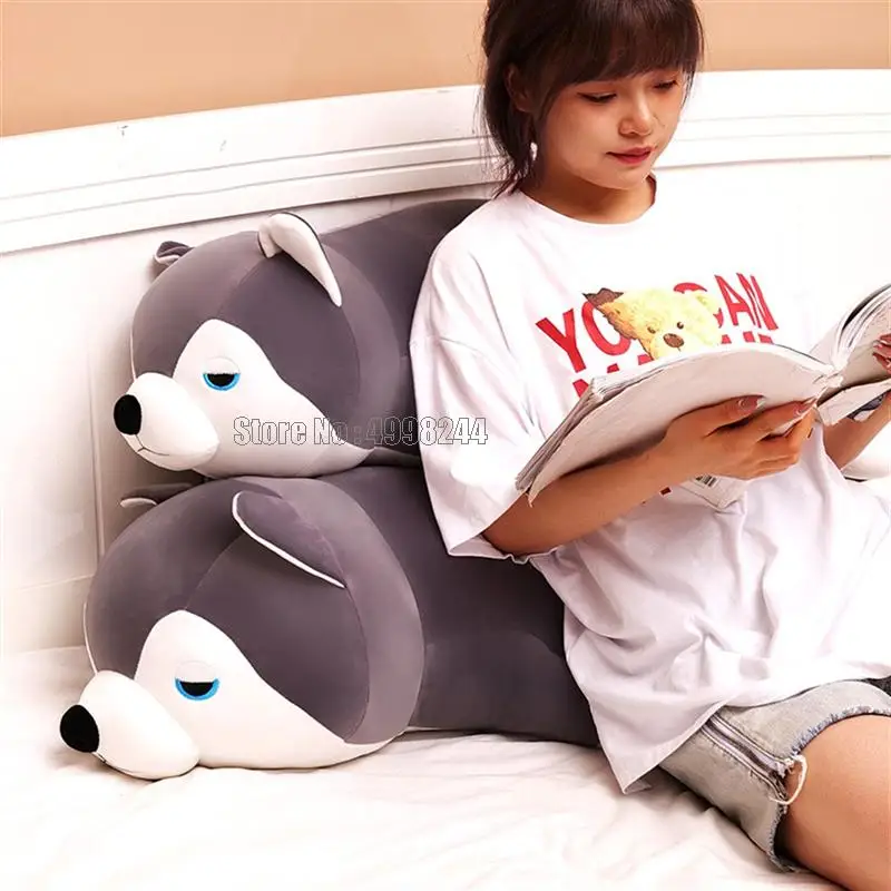 Мягкая милая плюшевая собака хаски набивное животное кукла подушка Детская