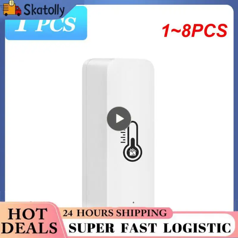 

Умный Wi-Fi датчик температуры и влажности Tuya Smart Wi-Fi, 1-8 шт.