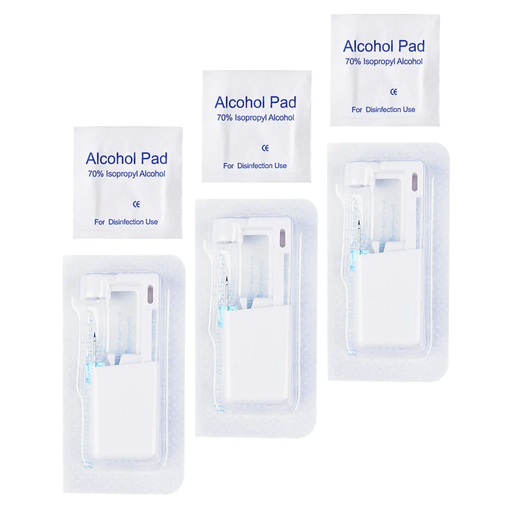 3 шт. комплект безопасности для пирсинга ушей пирсинг ногтей безболезненный