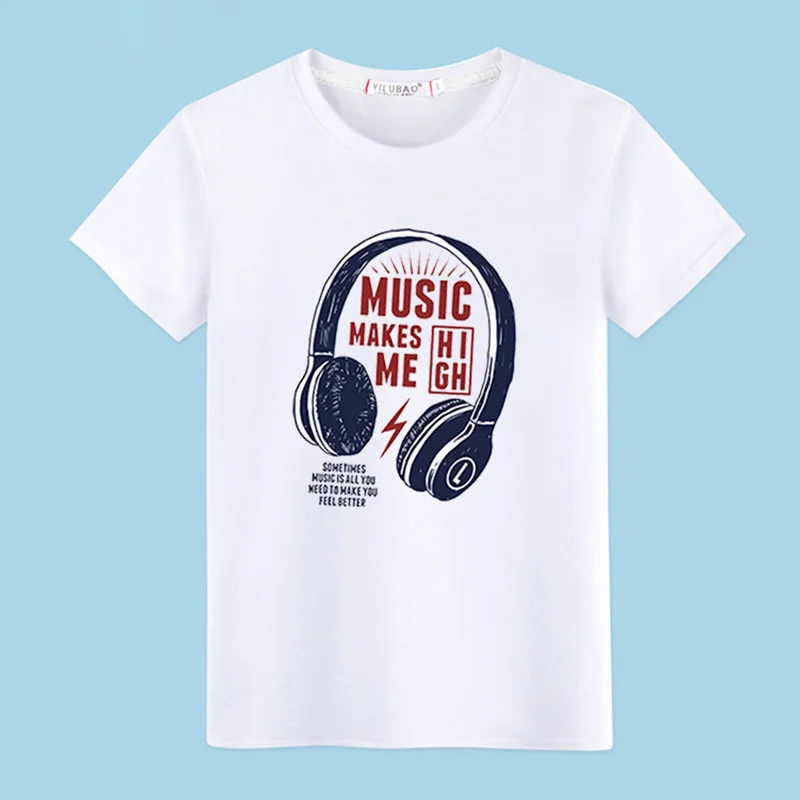 

New Summer Fashion Cotton With Tees Round Neck And Short Sleeves Printed Letters T-shirt For Men Tops