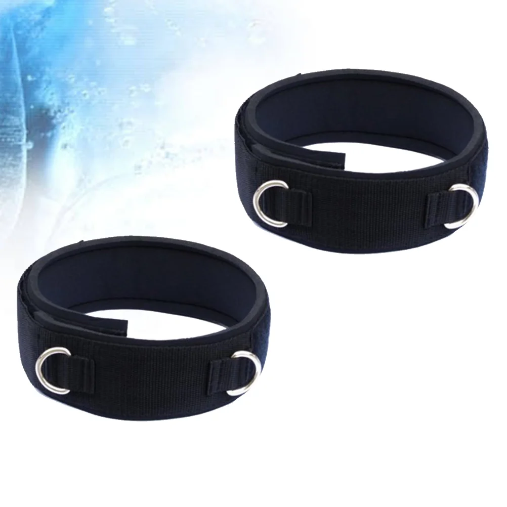 

2 Pc Thigh Strap Neoprene Padded Fitness Legs Cuff Adjustable Strength Training Accessories Exercise for Taekwondo Gym men