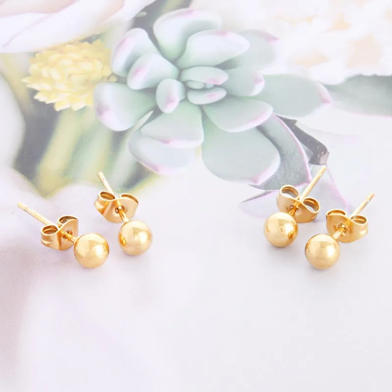 Женские изысканные ювелирные изделия из 14-каратного золота титановые стальные