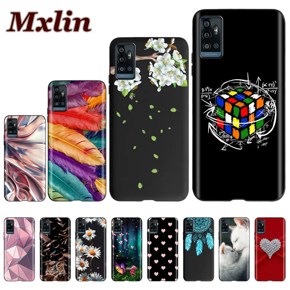 Силиконовый чехол для ZTE Blade A51 A71 2021, красивый окрашенный матовый чехол для ZTE Blade A51 A 51 A 71 A7030 BladeA71, бампер