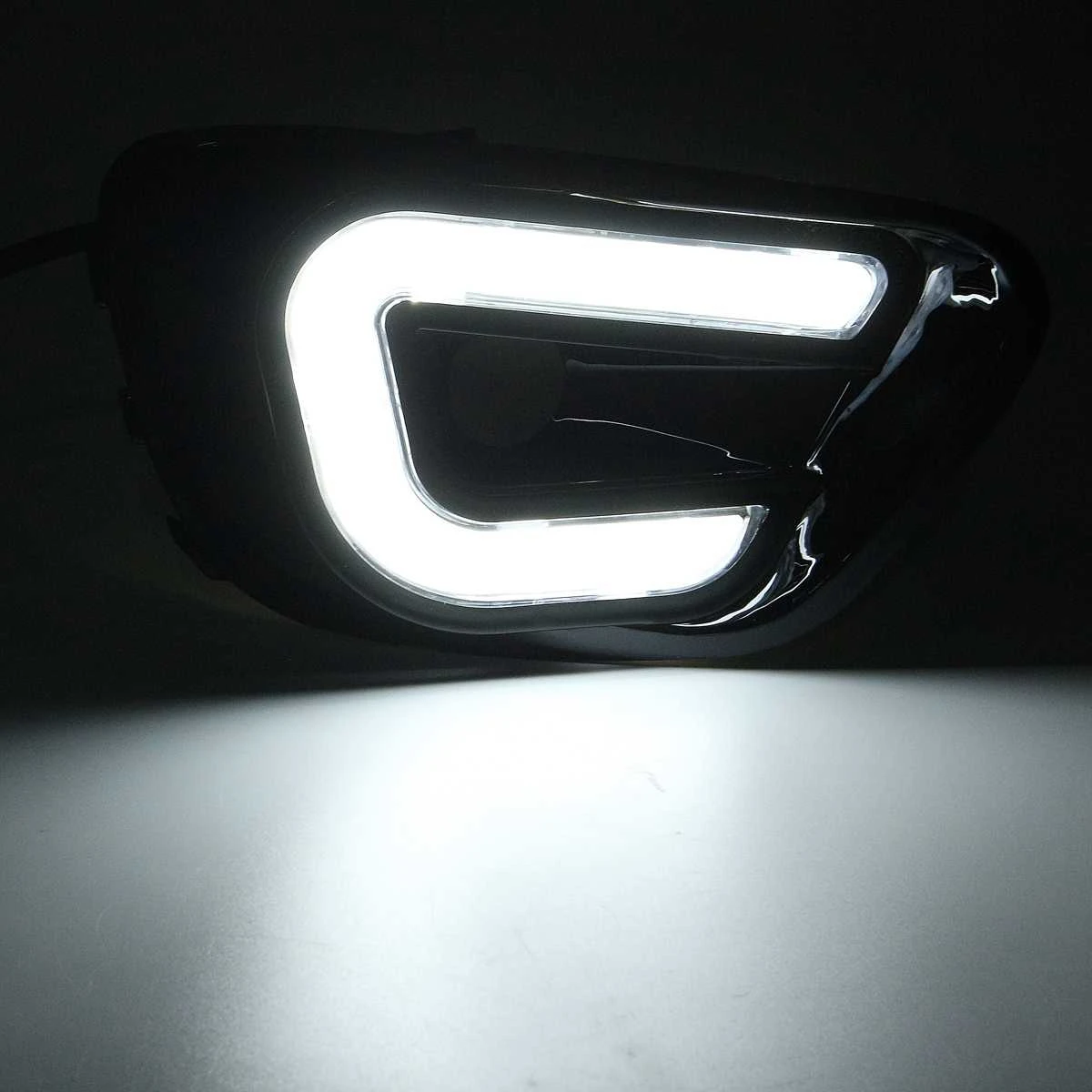 Лампа дневного света для Jeep Compass 2011-2016 белая и желтая