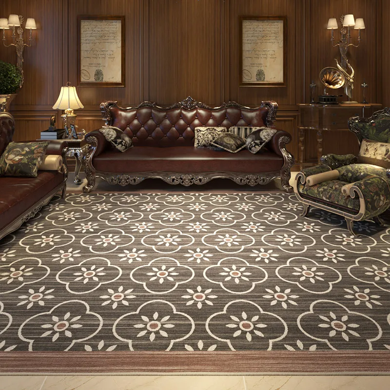 Минималистичный Американский ковер для гостиной искусственный диван роскошный