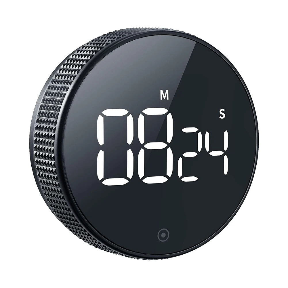 Кухонный таймер многофункциональный светодиодный магнитный вращающийся