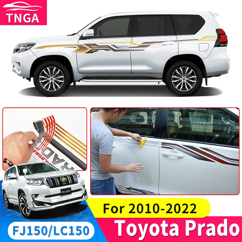 Для Toyota Land Cruiser Prado 150 Lc150 Fj150 2021-2010 2019 автомобильные наклейки модификация внешнего