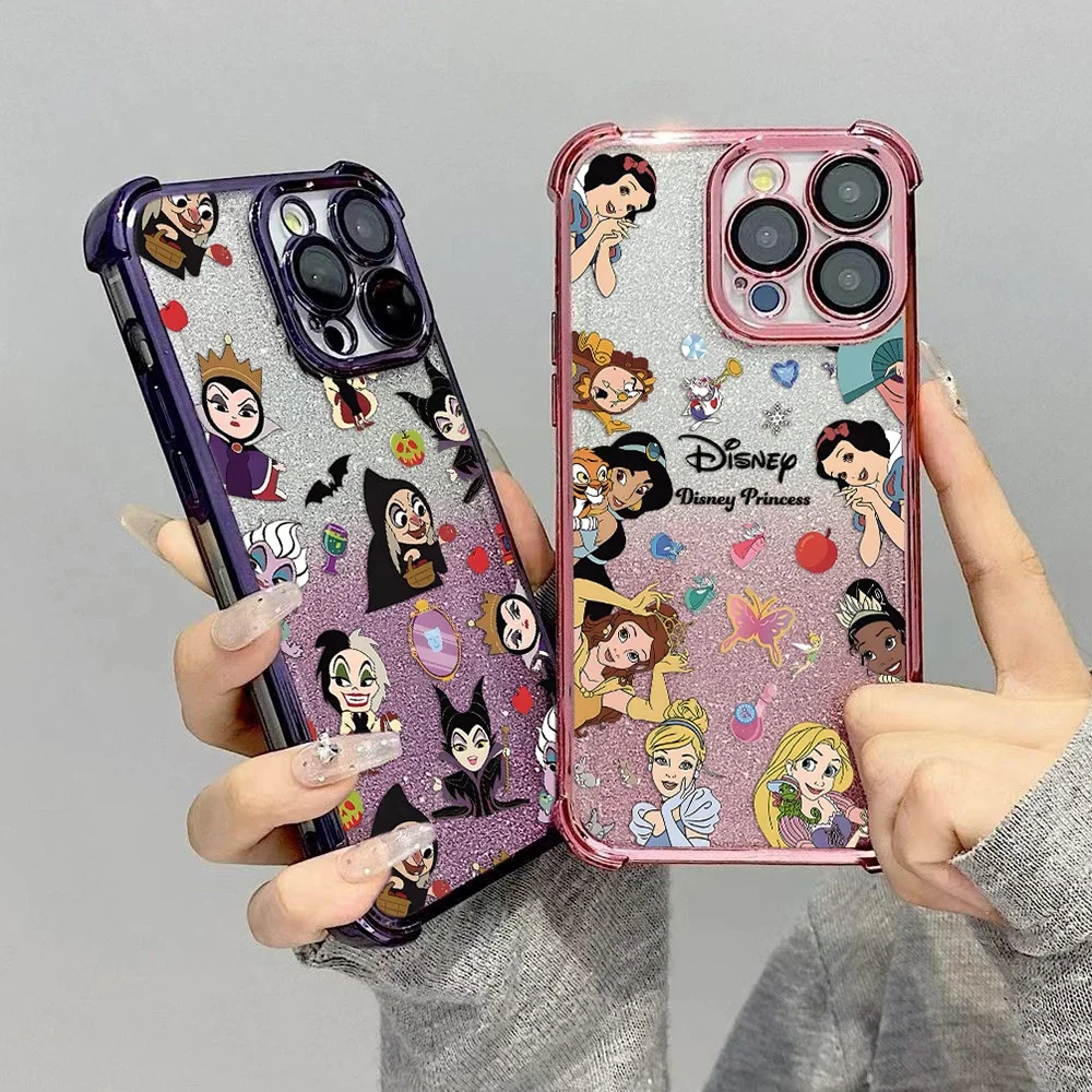 Чехол для телефона Cute Disneys Princess Samsung S25 S24 S23 S22 S21 S20 FE Note20 Plus Ultra Lite 5G противоударный