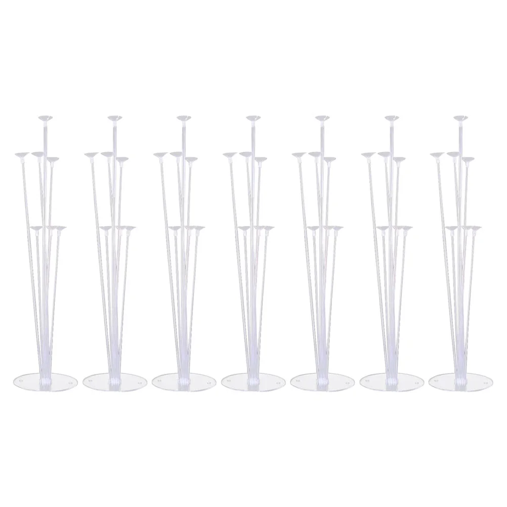 

7 Sets of Decorative Balloon Stands Household Balloon Sticks Delicate Balloon Bases