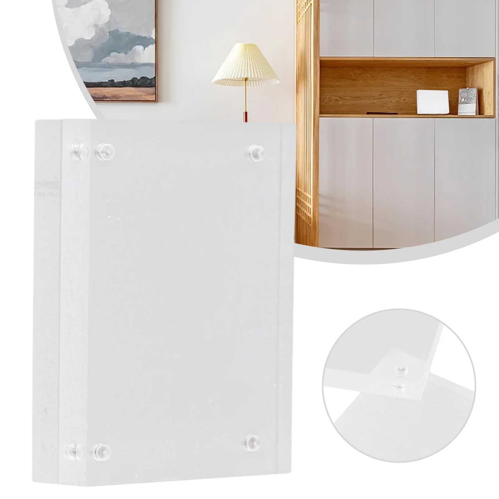 6*9 см фото прозрачный без рамки набор фотографий дисплей Portaretratos Para Fotos Marcos Cuadros Pared