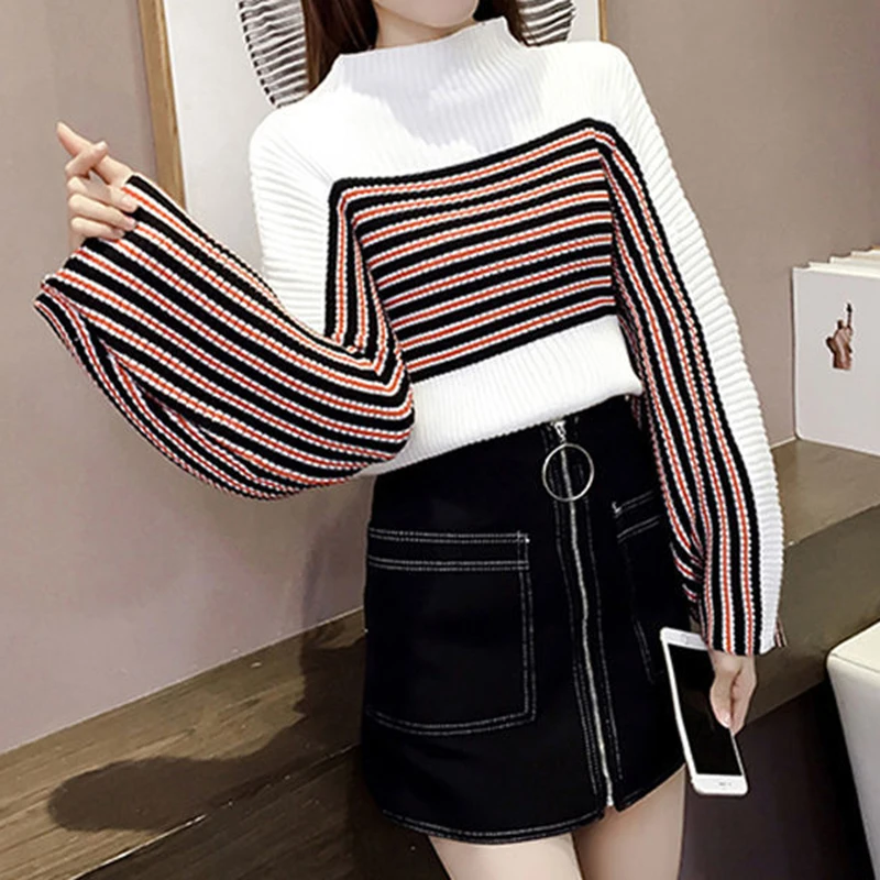 Early Autumn 2022 New Japanese Women's First Love Pullover Sweater Women's Loose Short Knitwear Women