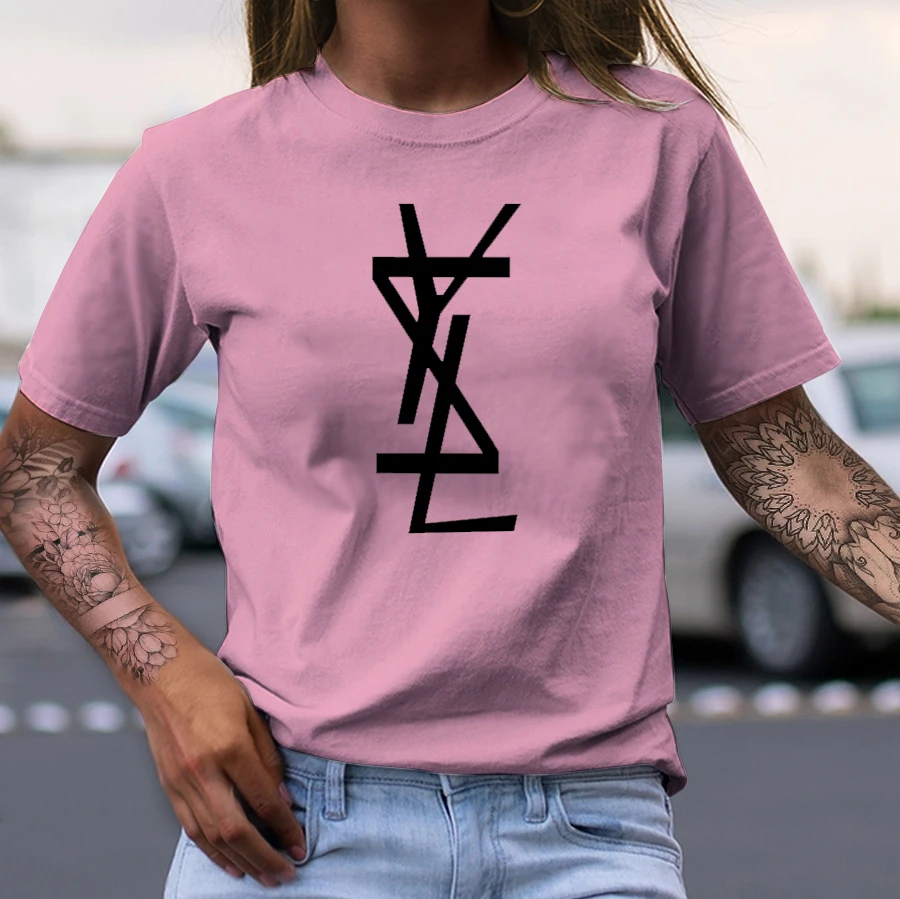 

2023 Women Oversized T-shirt's 3D Print Women's Clothing New Summer Crewneck Short Sleeve Top's Trendy Simple Streetwear