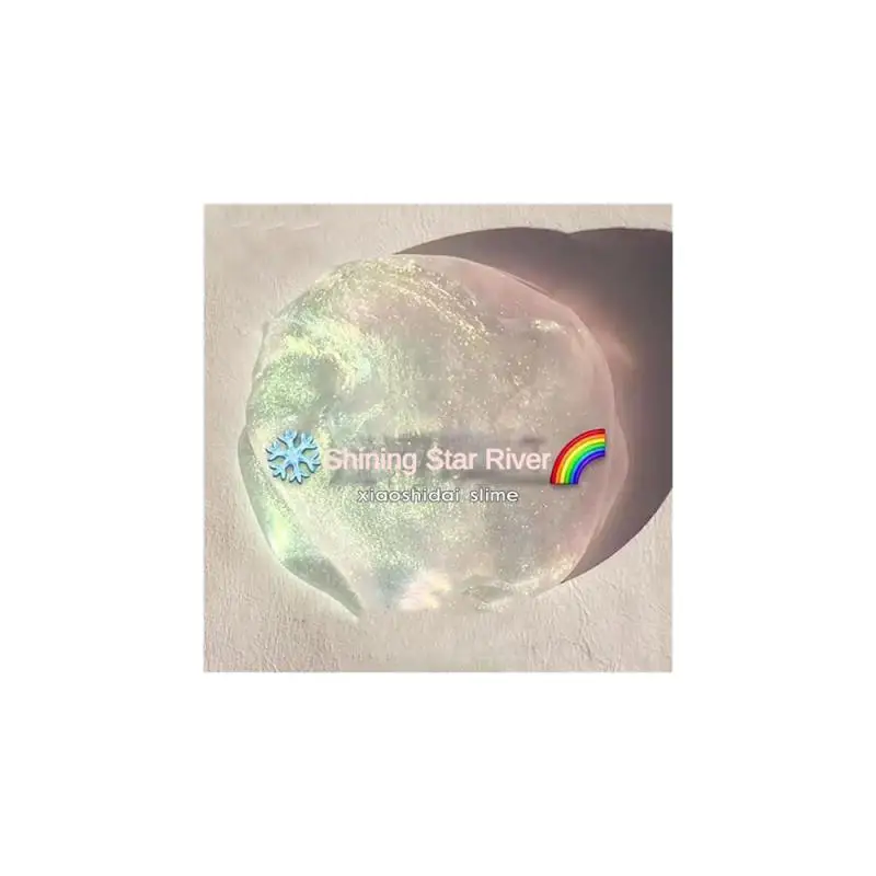 Squishy Table Crystal Mud Foaming Glue Stretching Decompression Toy Super Large Explosion Ear Sound