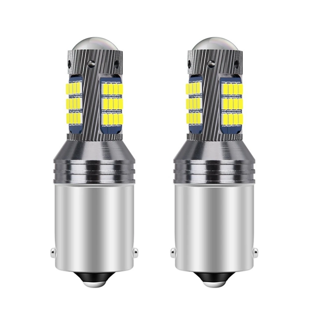 

2 шт., автомобильные светодиодсветодиодный лампы 1156 BA15S 7506 P21W R10W