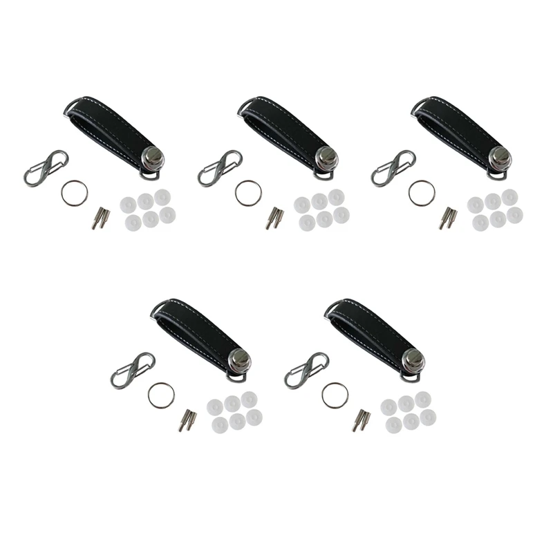 5X Модный чехол для автомобильных ключей кошелек держатель цепочка кольцо