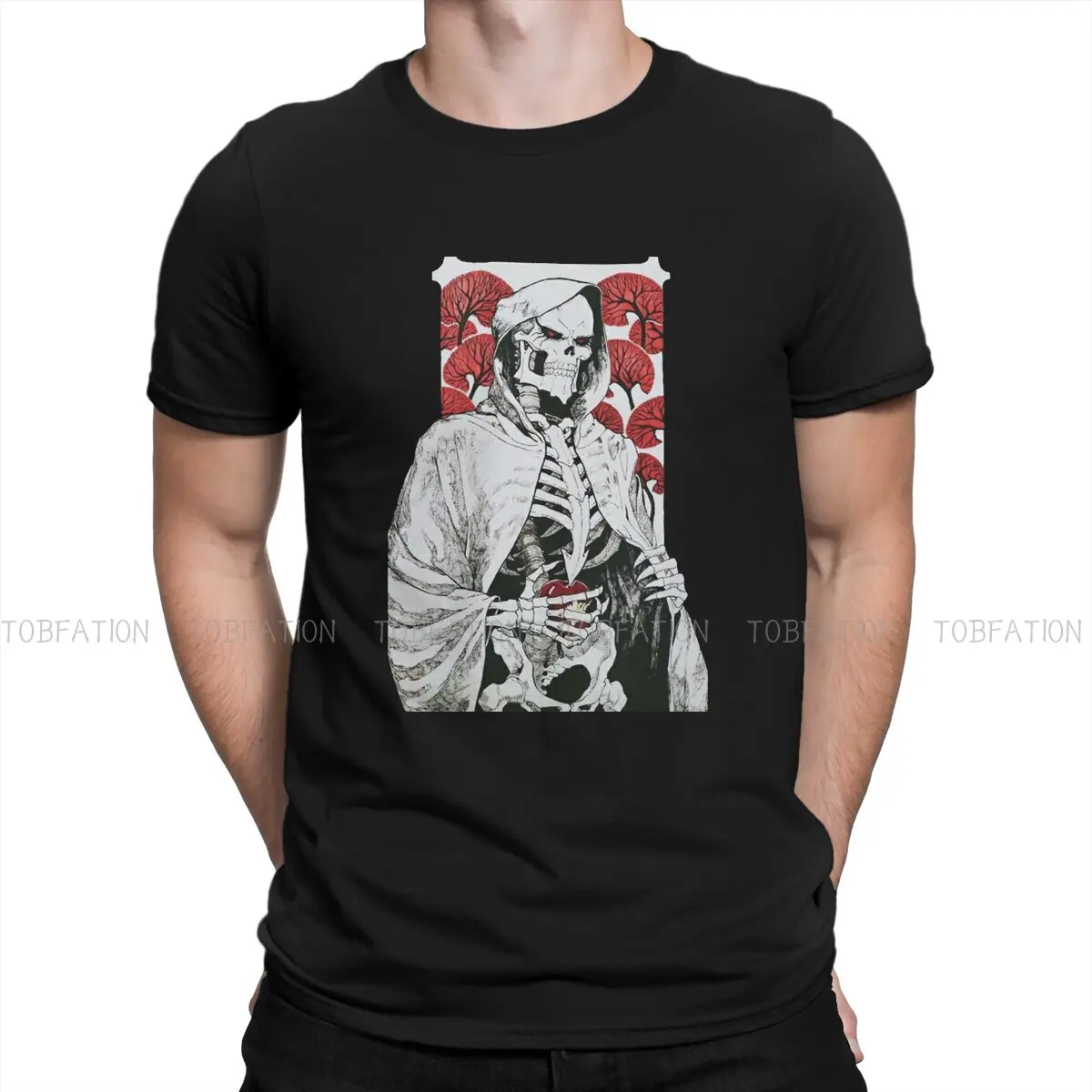 Классическое платье с круглым вырезом футболка Overlord Ainz Ooal Оригинальная из аниме