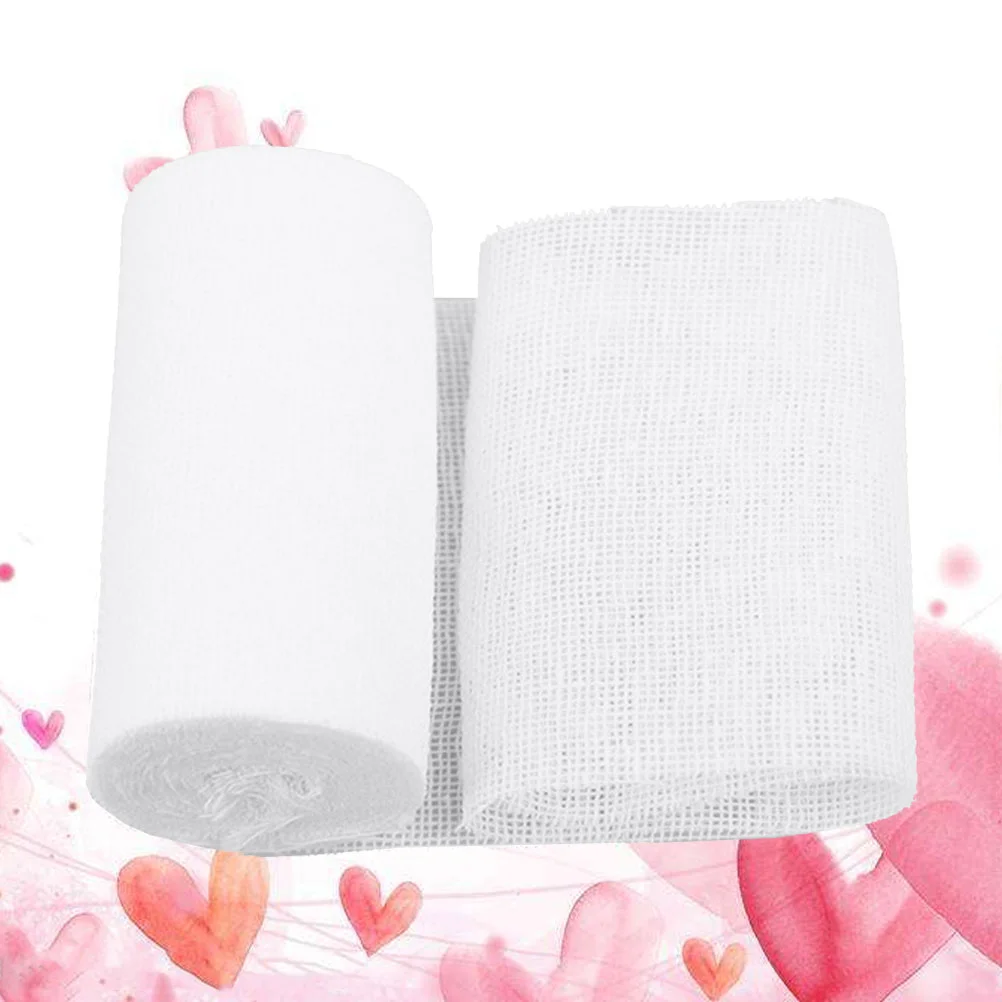 

Bandage Gauze Tape Wrap Bandages Conforming Care Rolls First Aid Roll Cotton Skin Wound Kit