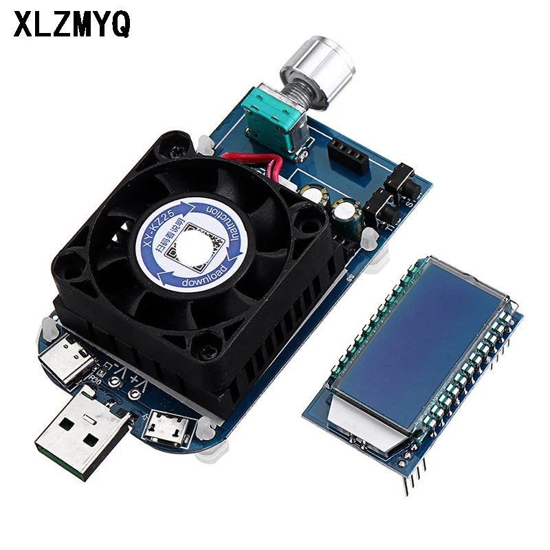 

KZ35 Constant Current Electronic Load USB Type C QC2.0/3.0 AFC FCP triggers Battery Testser Discharge Capacity meter 5A 35W