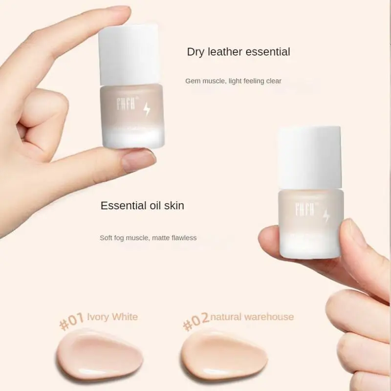 

1pc Matte Liquid Foundation Makeup Waterproof Moisturizing Concealer Brightens Skin Color Foundation Cream Face Base Cosmetic