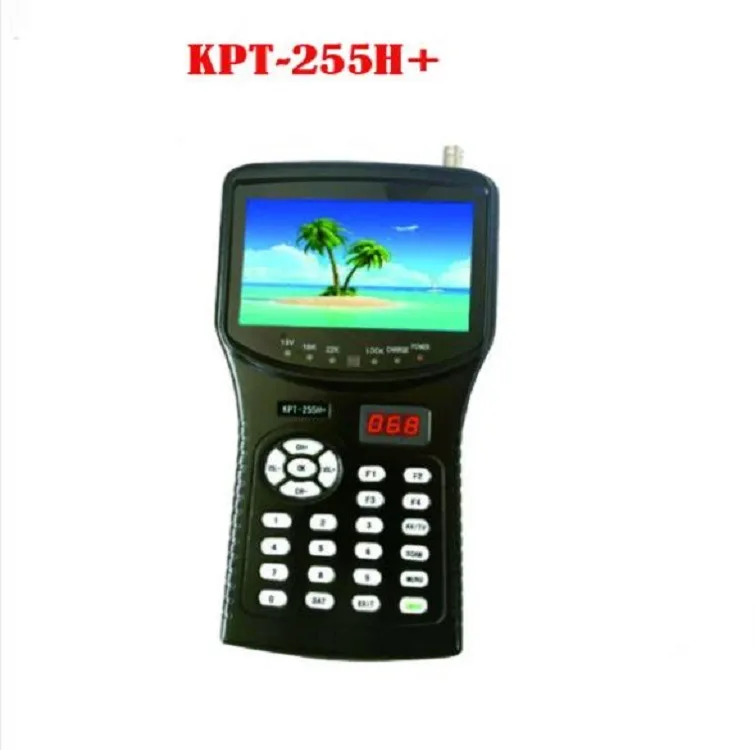 

KPT-255H + DVB-S2 Finder Meter AHD/TVI/CVI satellite finder meter