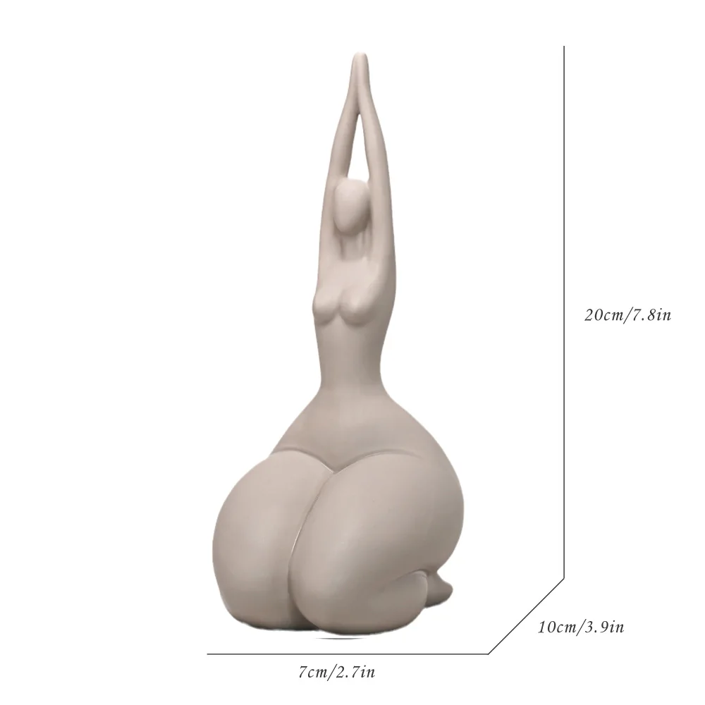 

Керамическая статуэтка ARTLOVIN женщина белый