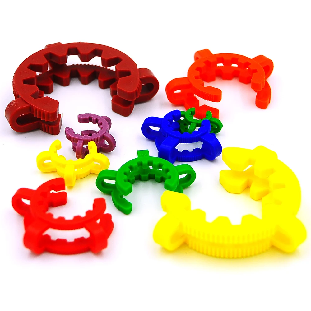 

Пластиковые зажимы для соединителей 14/19/24/29/34/40/45