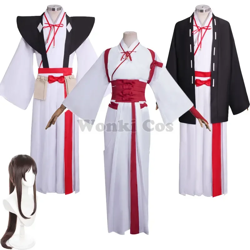 Парик для косплея аниме Jigokuraku асаэмон сагири фучи Аза Тома самурайский кимоно